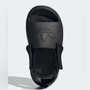 Adidas black Adifom Adilette slides sandals boys 3